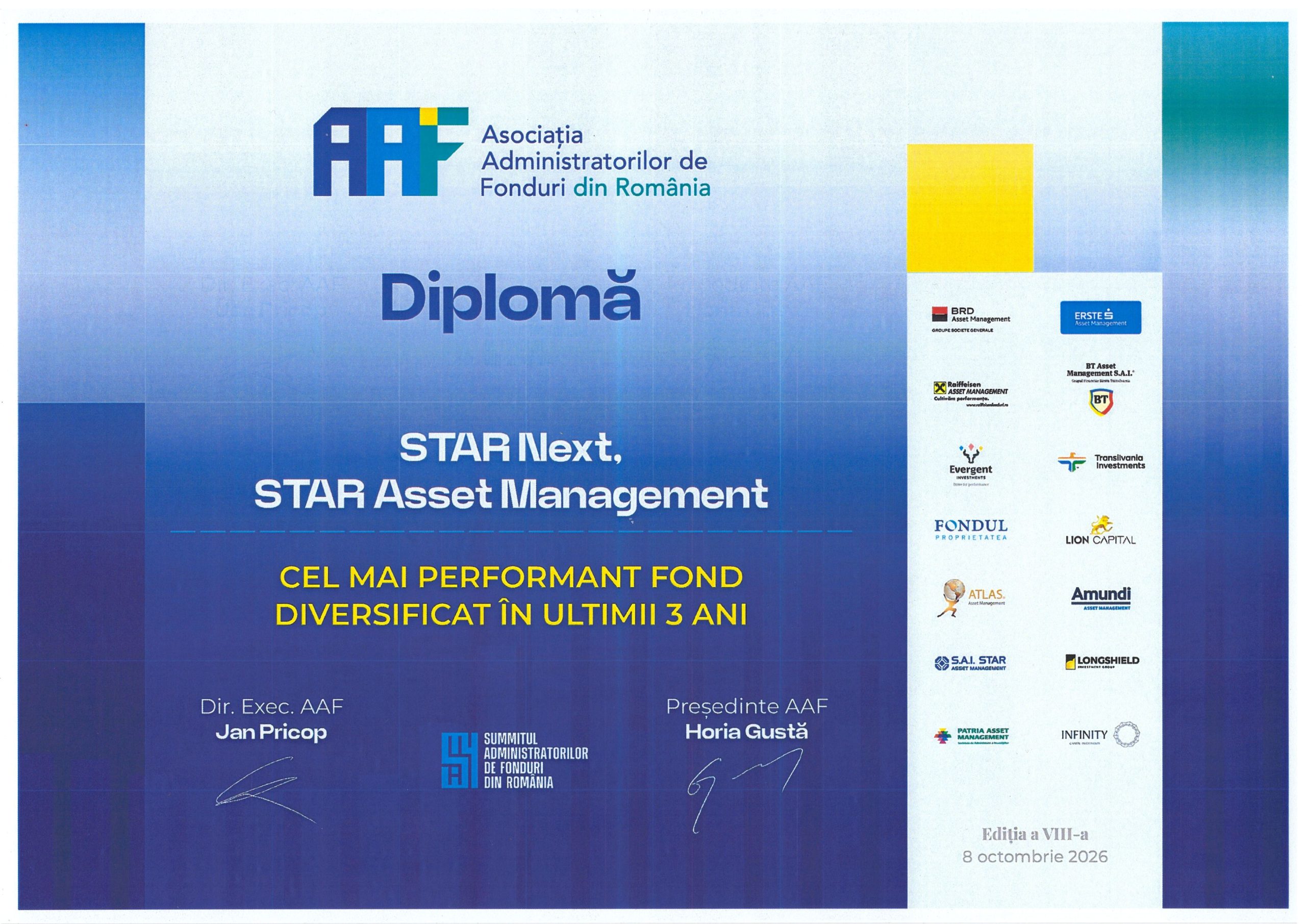 Cel mai performant fond diversificat
